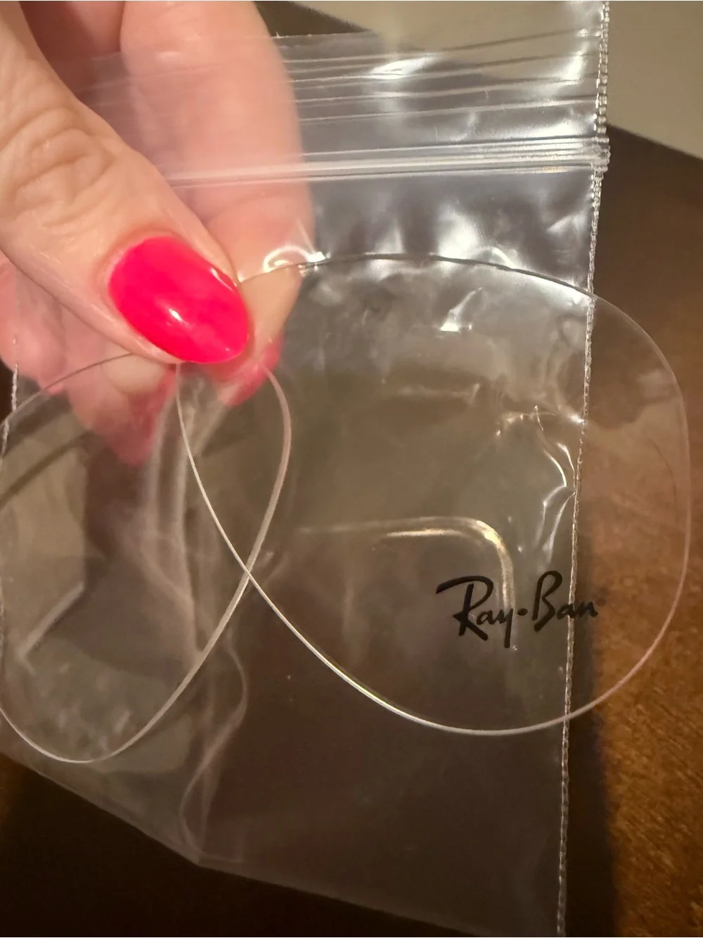 Ray-Ban clear demo lenses - aviator